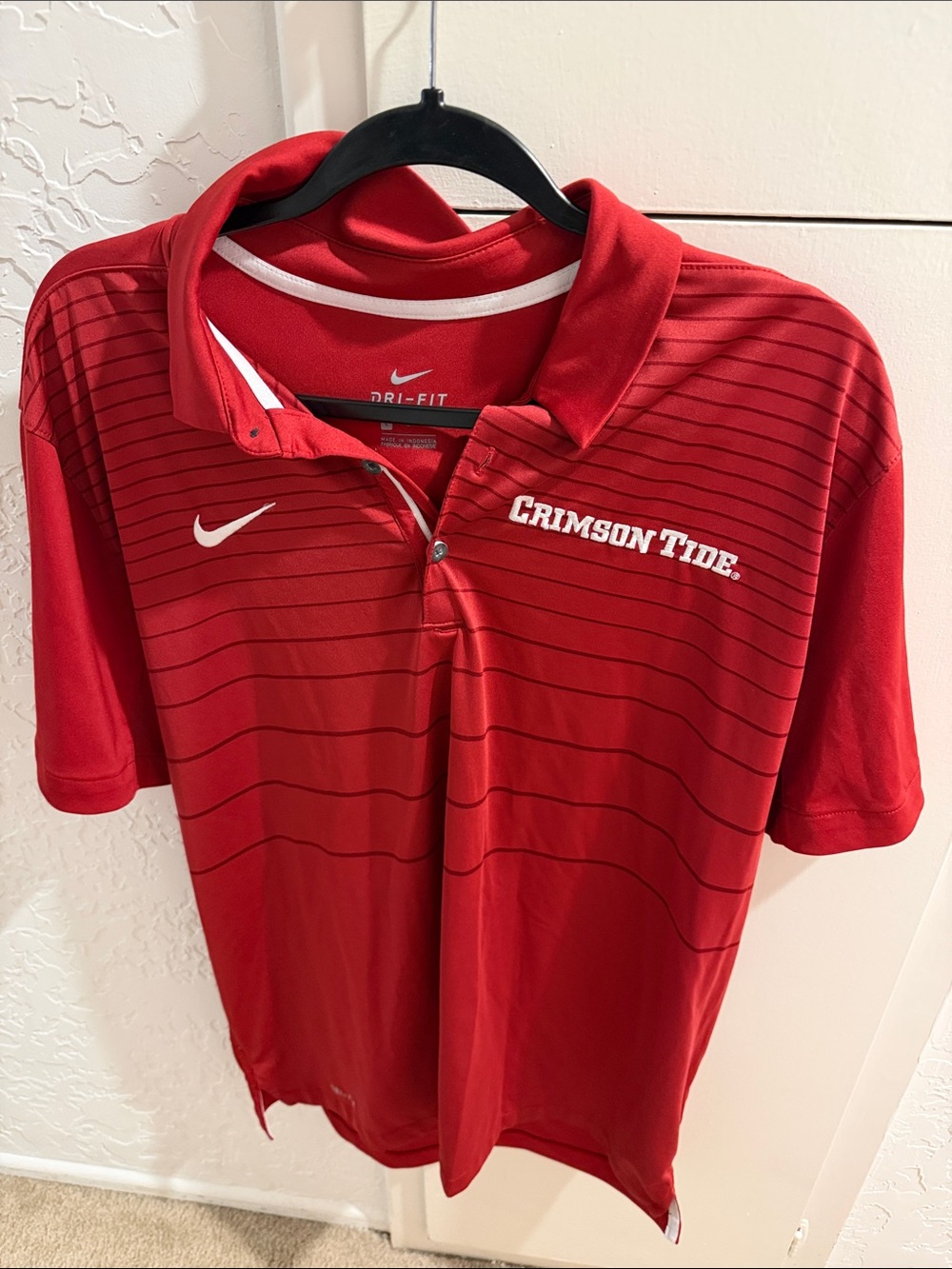 Nike Crimson Tide Red Dri-FIT Polo Shirt